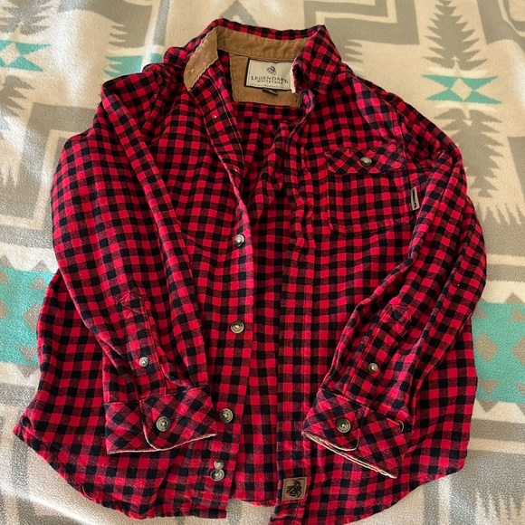 Boys Legendary Whitetails flannel size M - Picture 1 of 3